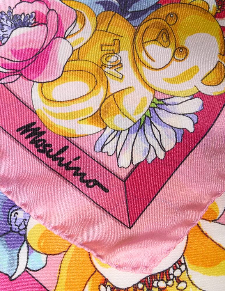 rinascente Moschino Teddy floral scarf