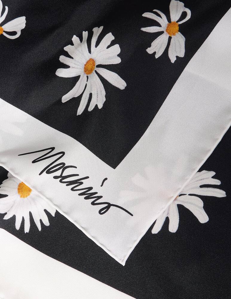 rinascente Moschino Sciarpa margherite in seta