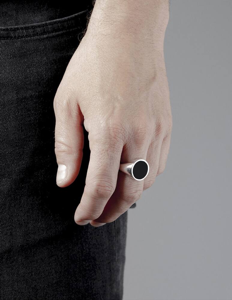 rinascente NOVE25 Chevalier tondo smalto nero