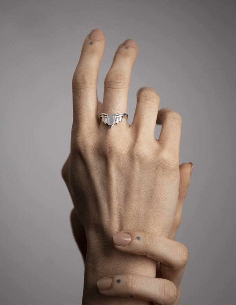 rinascente NOVE25 Fedina stilizzata etnica