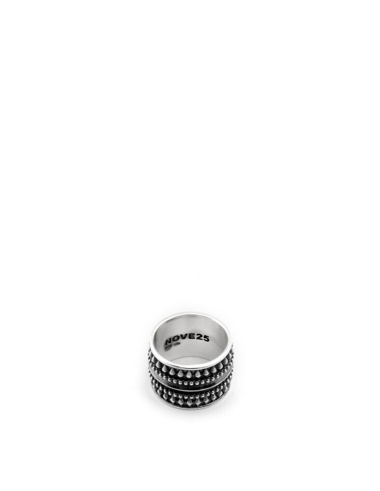 rinascente NOVE25 Embellished ethnic band ring
