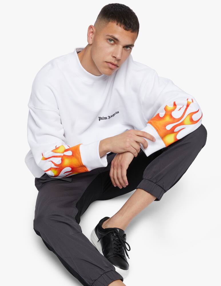 rinascente Palm Angels Firestarter crewneck sweatshirt