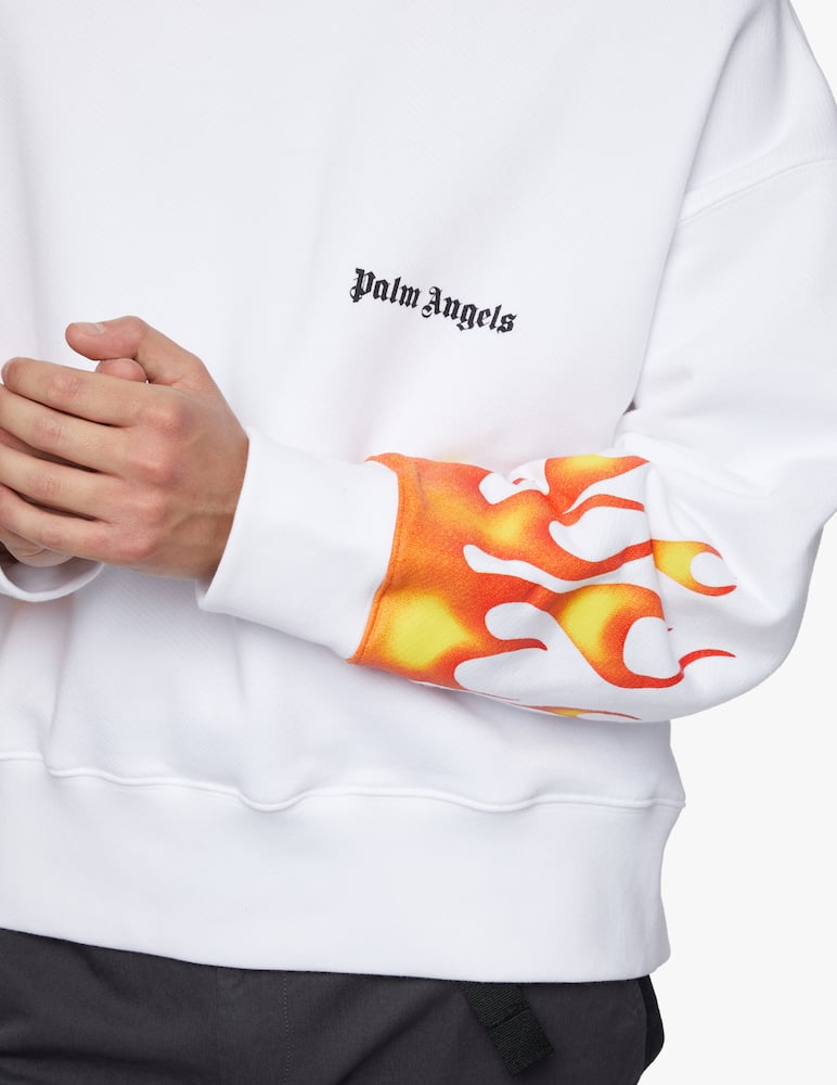 Palm Angels Felpa Firestarter girocollo - immagine 5 Palm Angels Felpa Firestarter girocollo - immagine 5