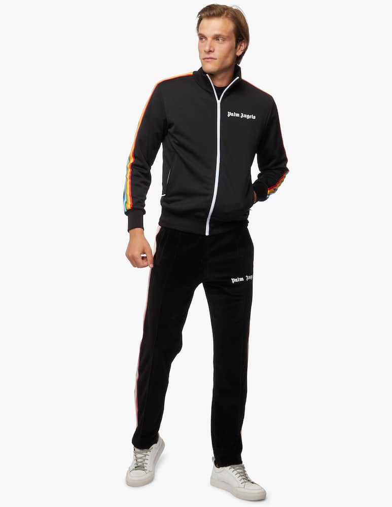 rinascente Palm Angels Classic raimbow track jacket with zip