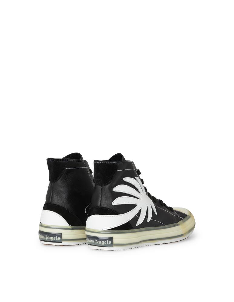rinascente Palm Angels High top palm vulcanized  leather sneakers