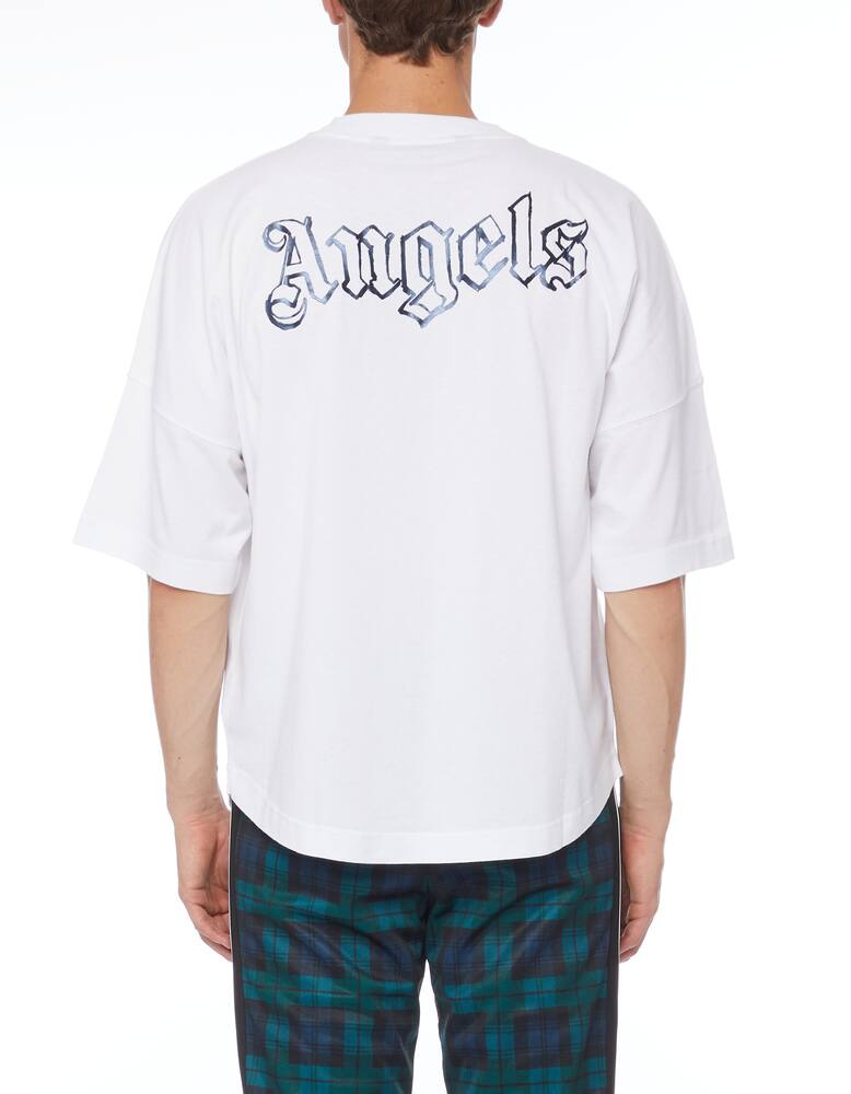 rinascente Palm Angels Blank logo over t-shirt