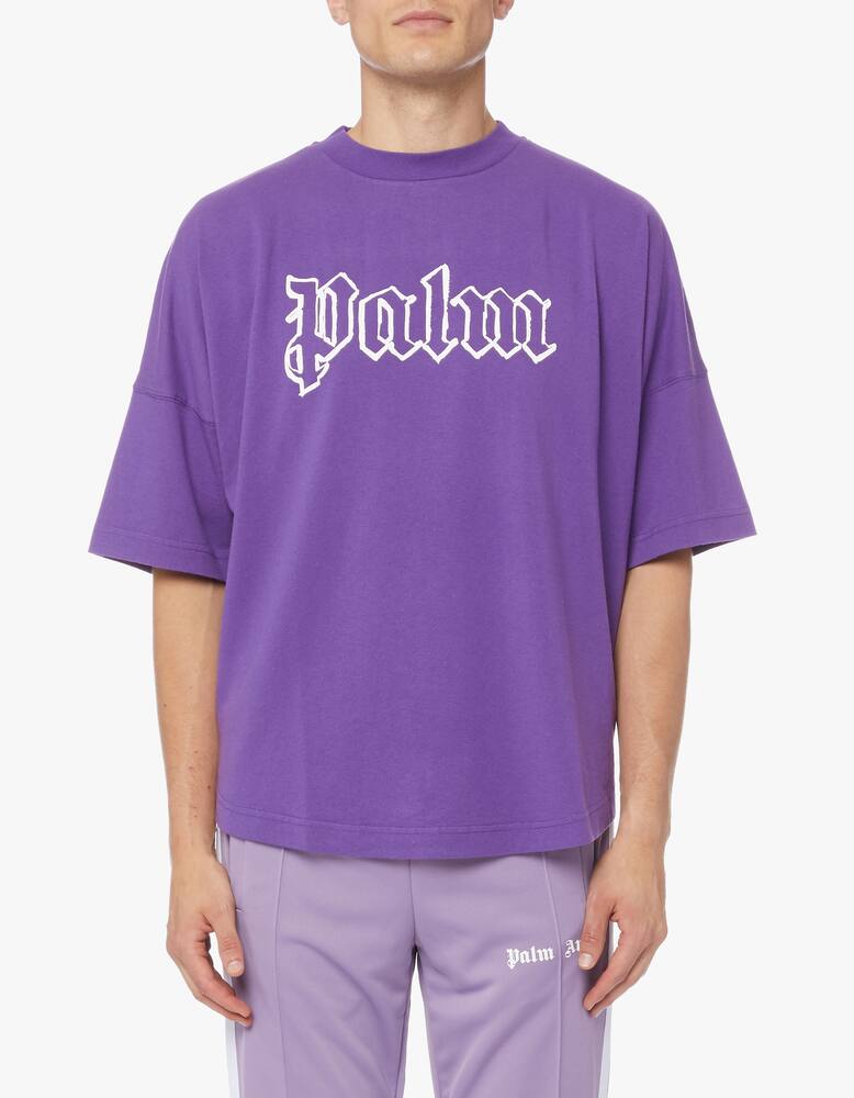 rinascente Palm Angels Maglietta blank logo oversize