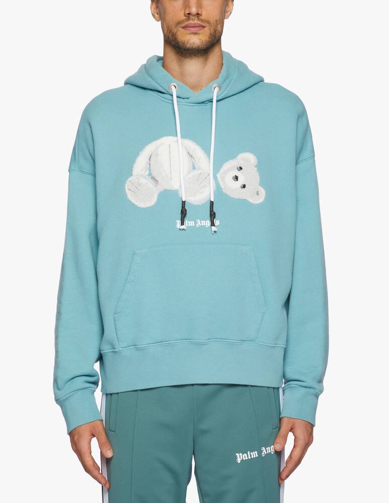 rinascente Palm Angels Felpa con cappuccio ice bear
