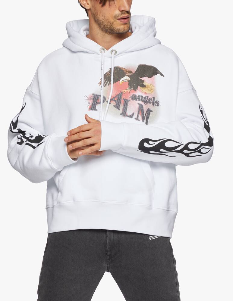 rinascente Palm Angels Flame eagle hoody