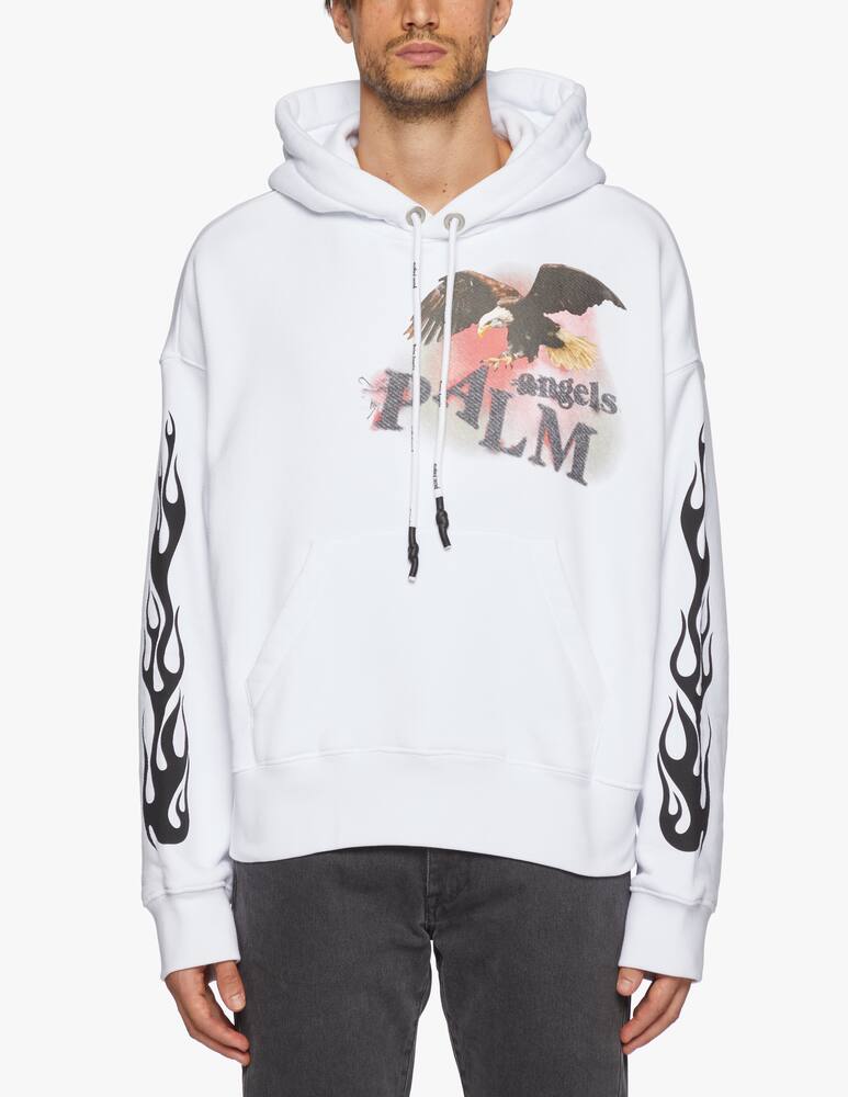 rinascente Palm Angels Flame eagle hoody