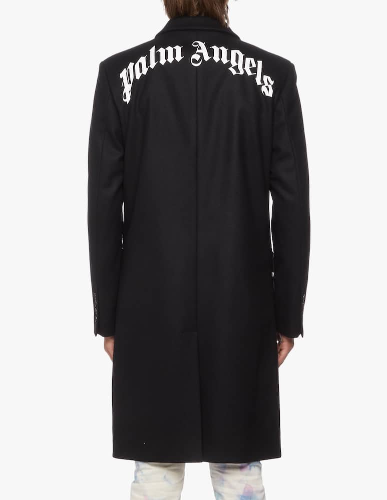 rinascente Palm Angels Cappotto gothic con logo