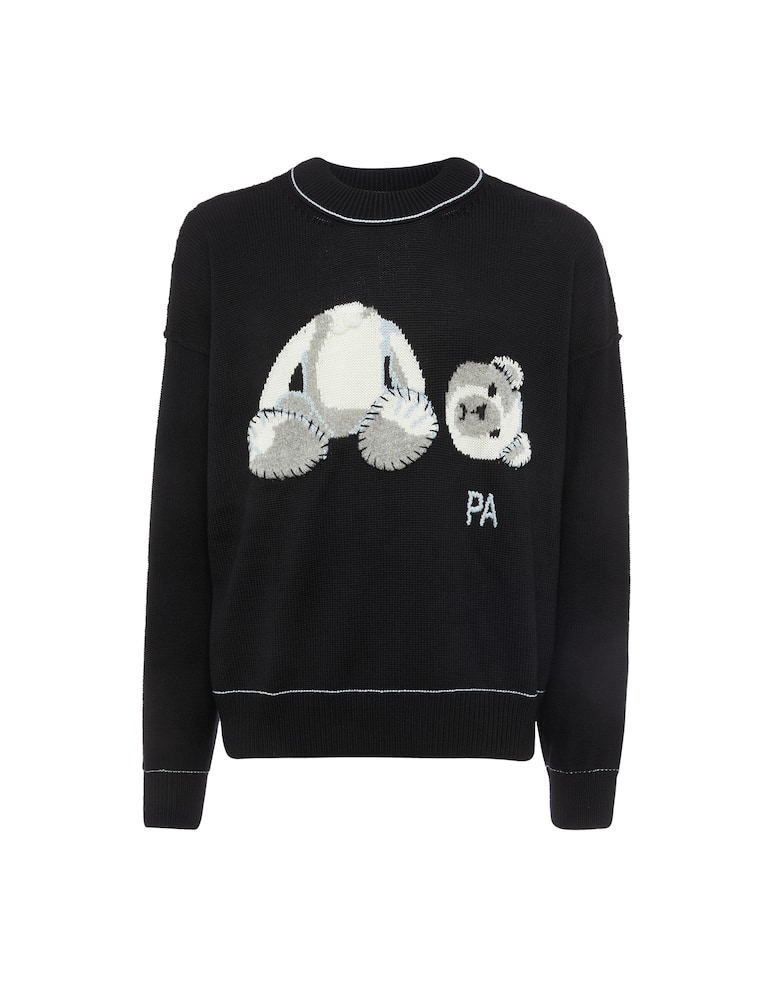 rinascente Palm Angels Maglione in lana vergine ice bear
