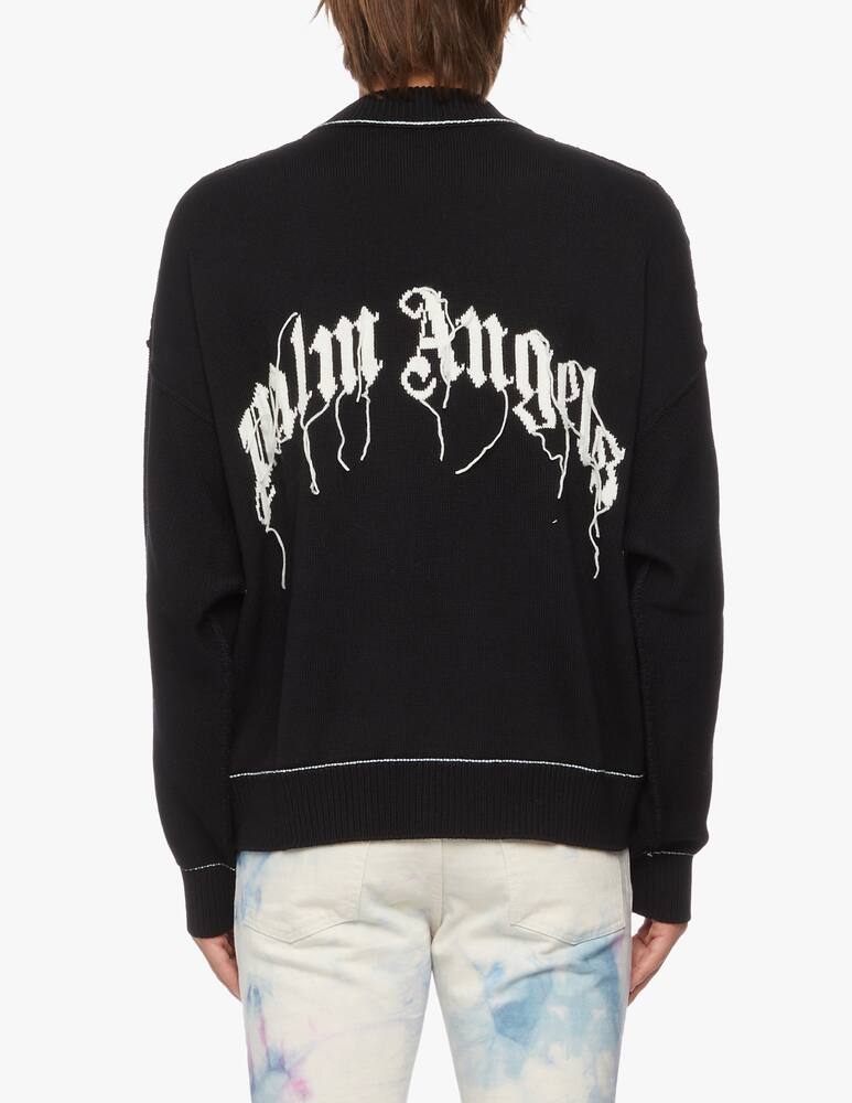 rinascente Palm Angels Maglione in lana vergine ice bear