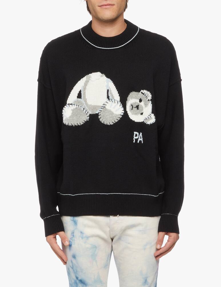 rinascente Palm Angels Maglione in lana vergine ice bear