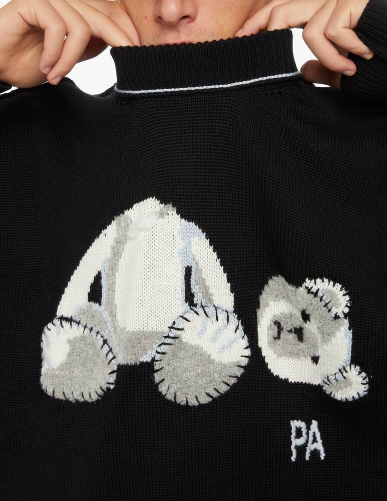 rinascente Palm Angels Maglione in lana vergine ice bear