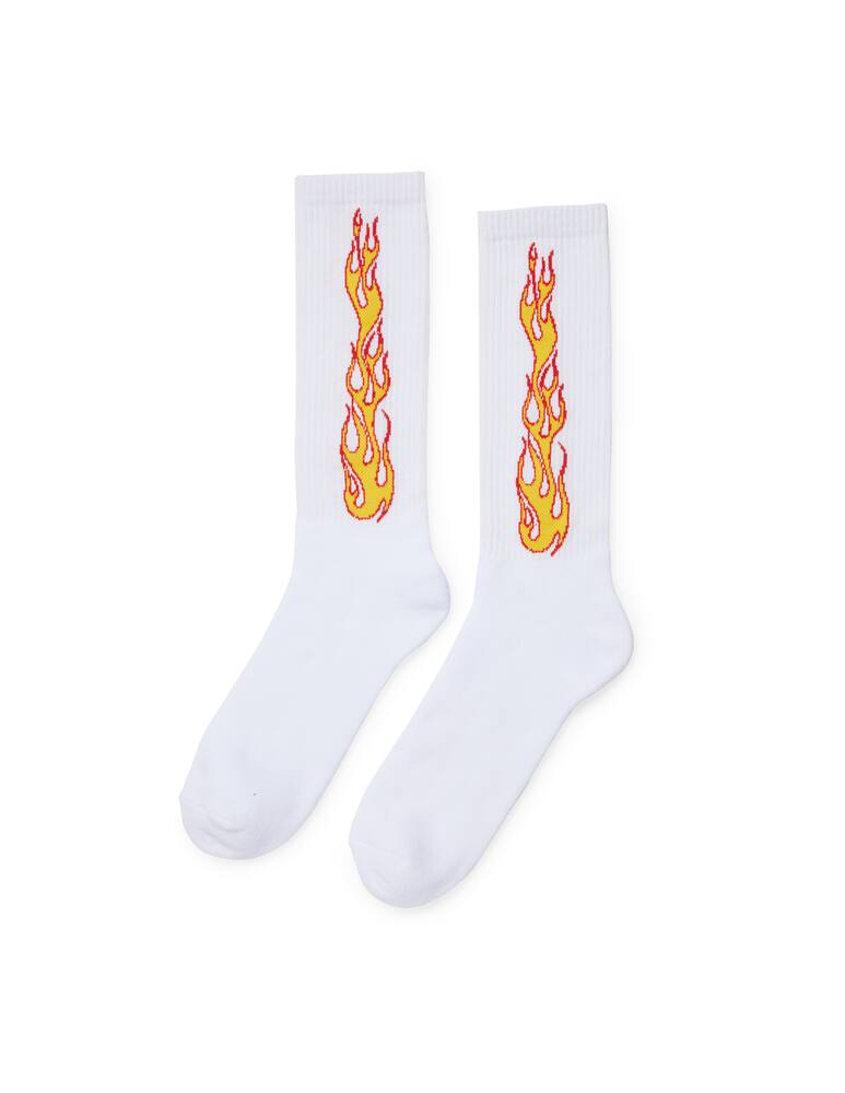 rinascente Palm Angels Calzini con stampa palm angels e design a coste