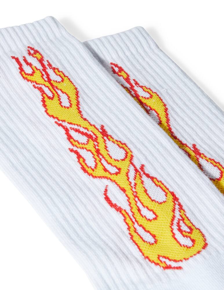 rinascente Palm Angels Calzini con stampa palm angels e design a coste