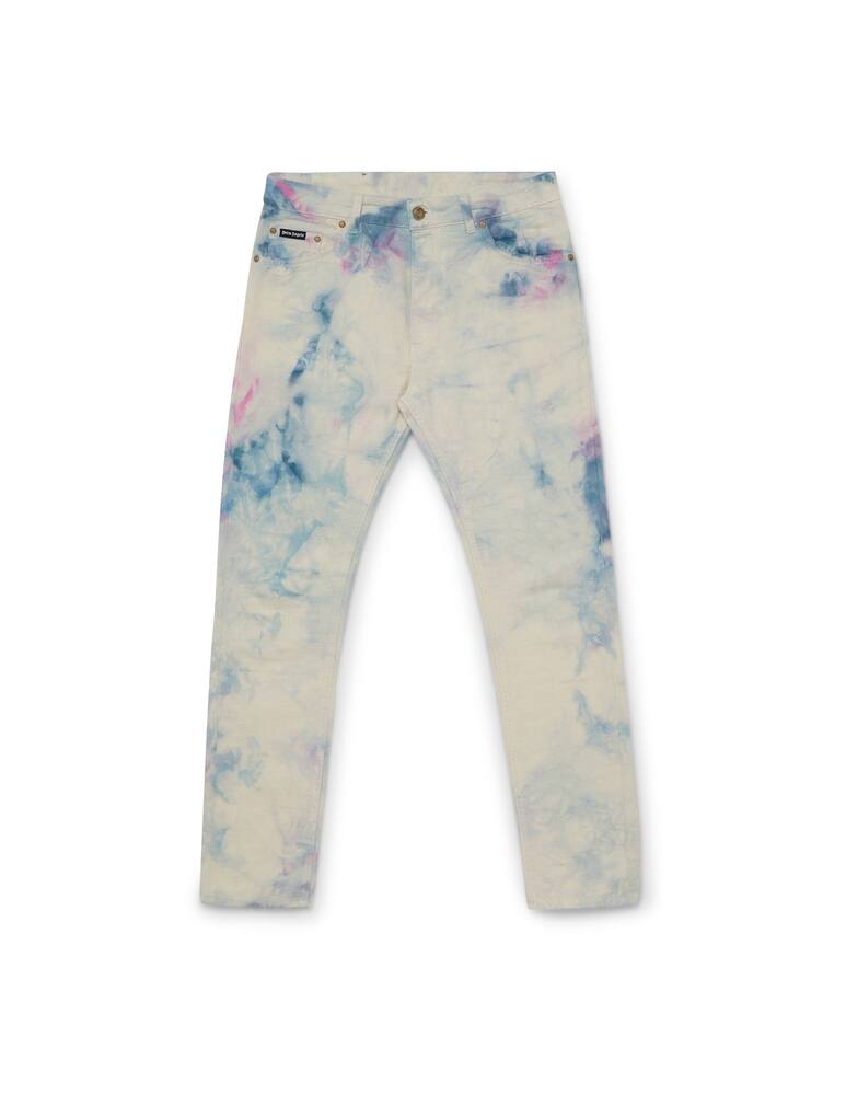 rinascente Palm Angels Jeans tie-dye 5 tasche