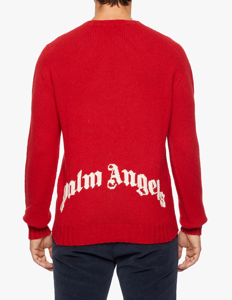 rinascente Palm Angels Maglione logo girocollo