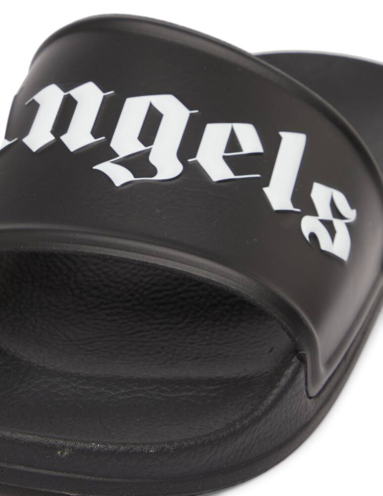 rinascente Palm Angels Slippers logo in gomma