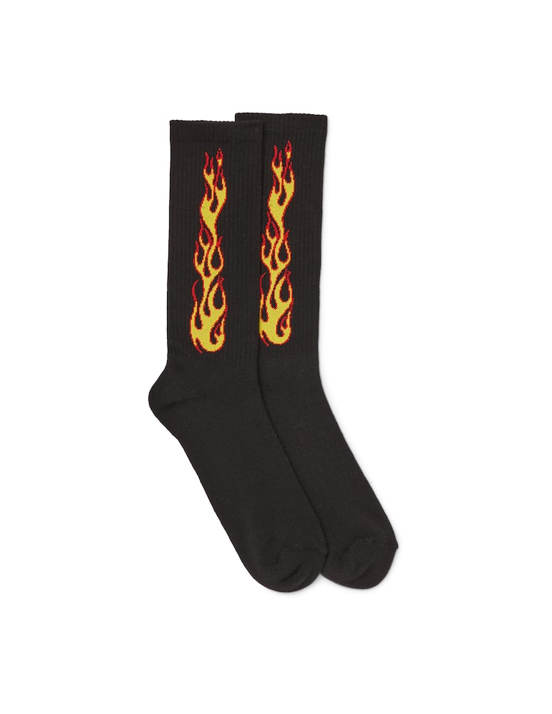 rinascente Palm Angels Flames socks