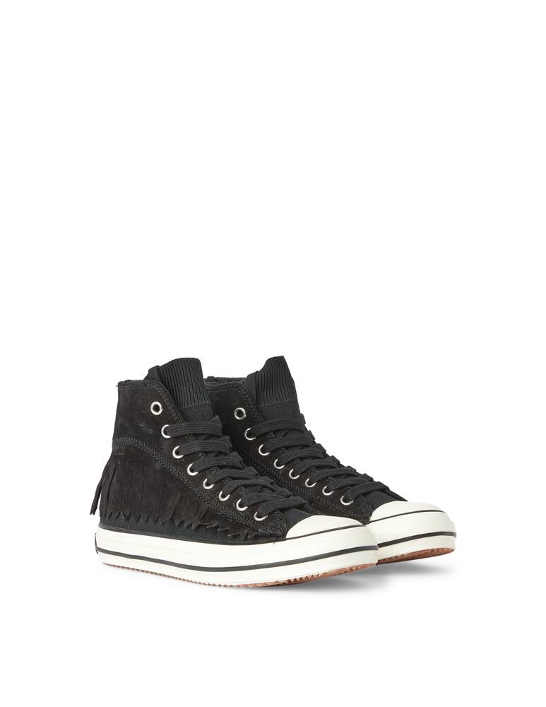 rinascente Palm Angels Sneakers alte Vulcanized con frange