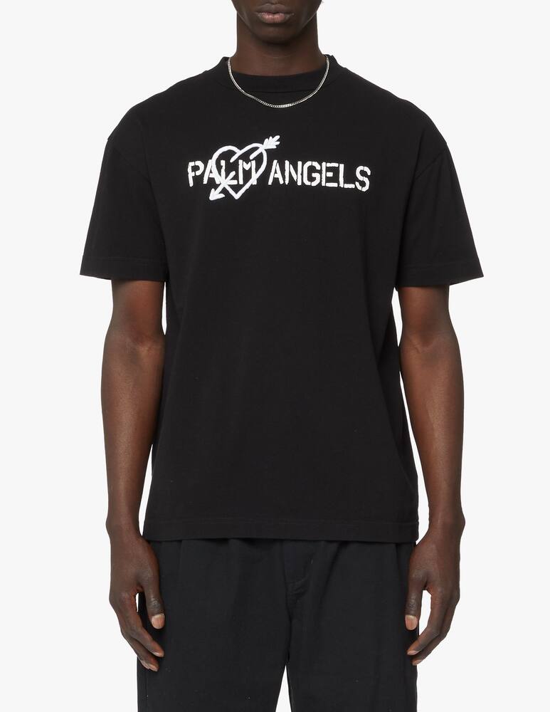 rinascente Palm Angels Pierced heart t-shirt