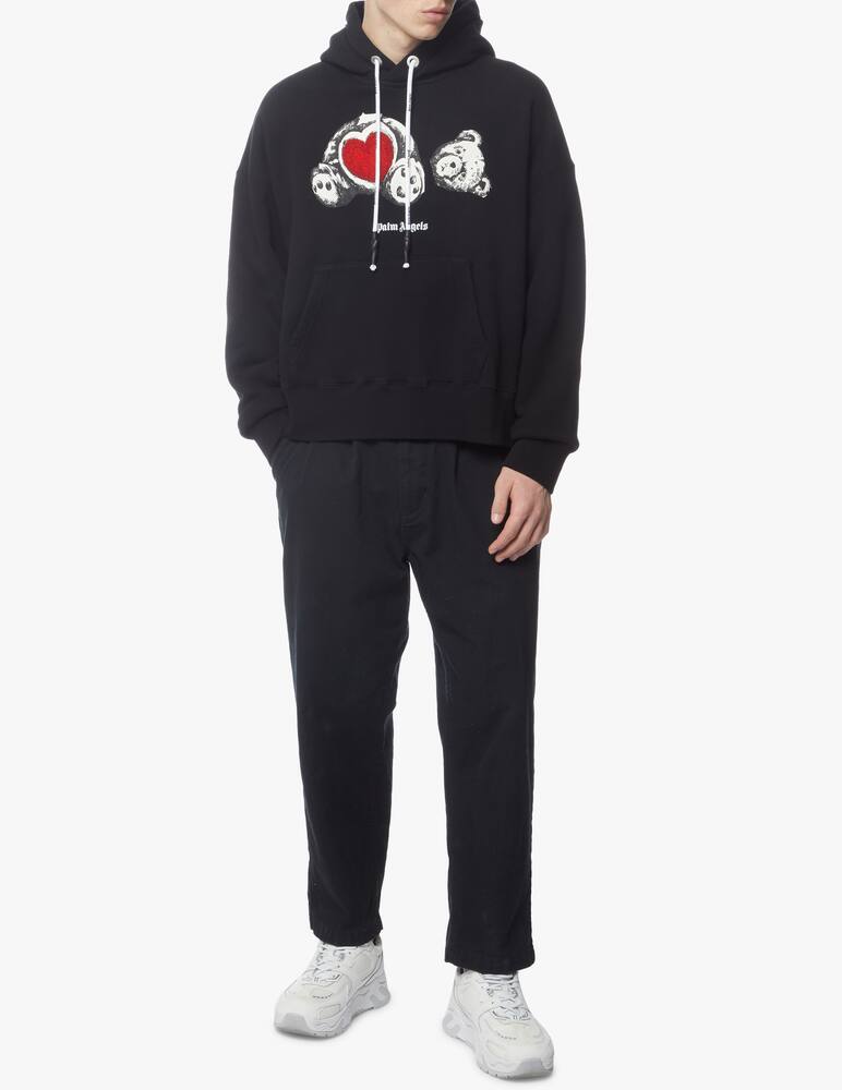 rinascente Palm Angels Felpa con cappuccio bear in love