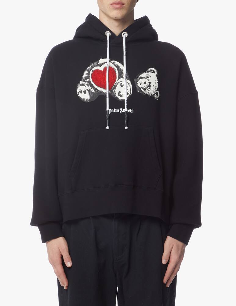 rinascente Palm Angels Felpa con cappuccio bear in love