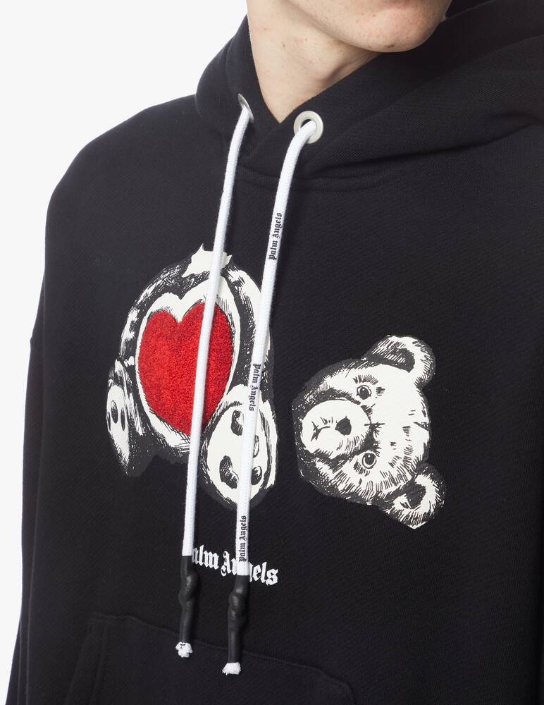 rinascente Palm Angels Felpa con cappuccio bear in love