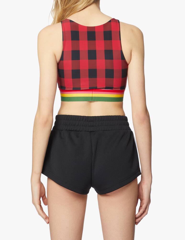 Palm Angels Check print sports bra - picture 3 Palm Angels Check print sports bra - picture 3