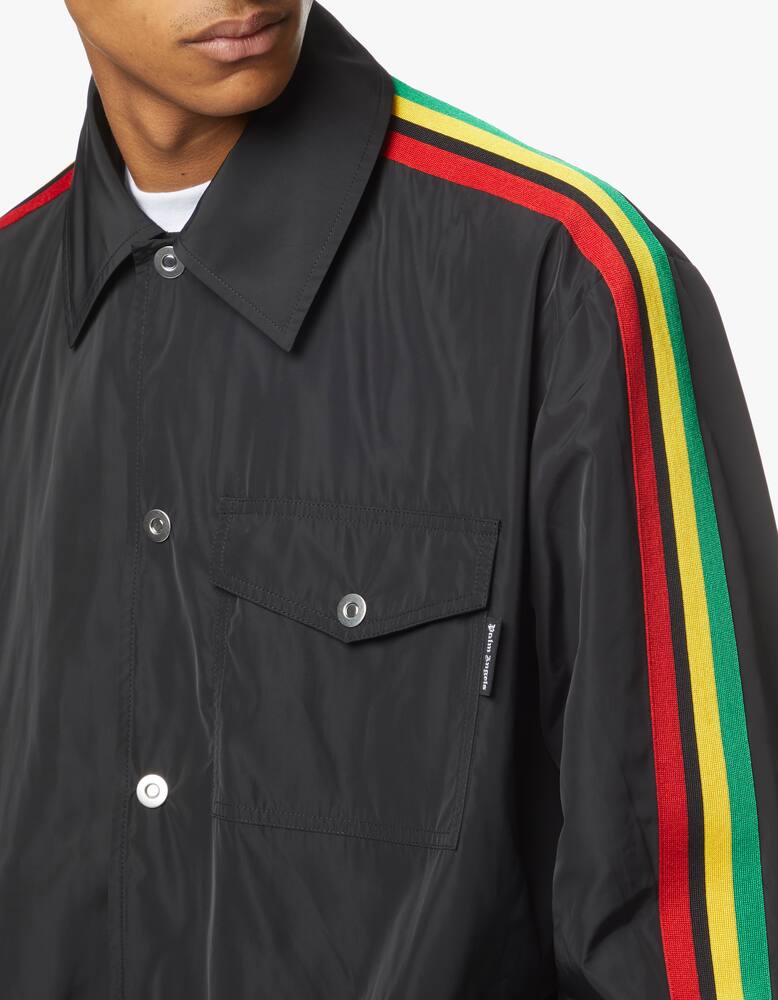 rinascente Palm Angels Coach jacket miami logo