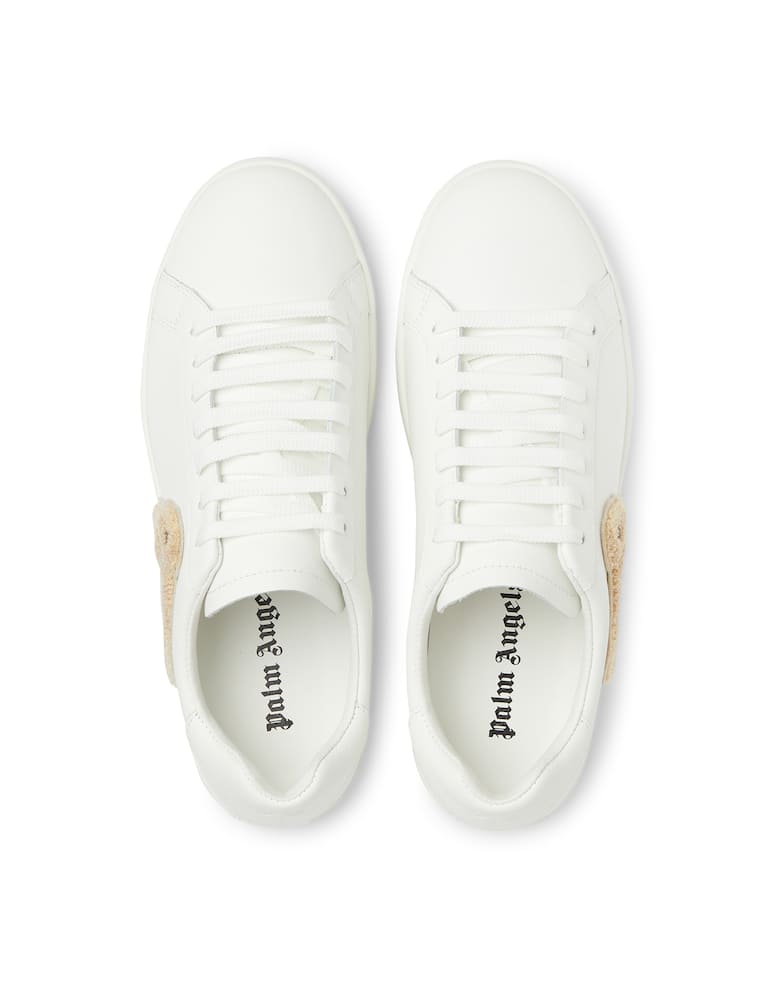 rinascente Palm Angels New teddy bear tennis sneakers - white