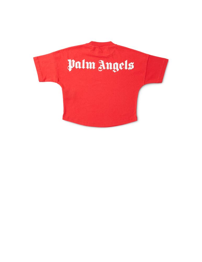 rinascente Palm Angels Cotton t-shirt with over logo