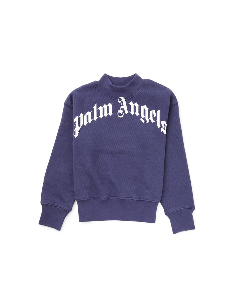 rinascente Palm Angels Felpa girocollo in cotone con logo