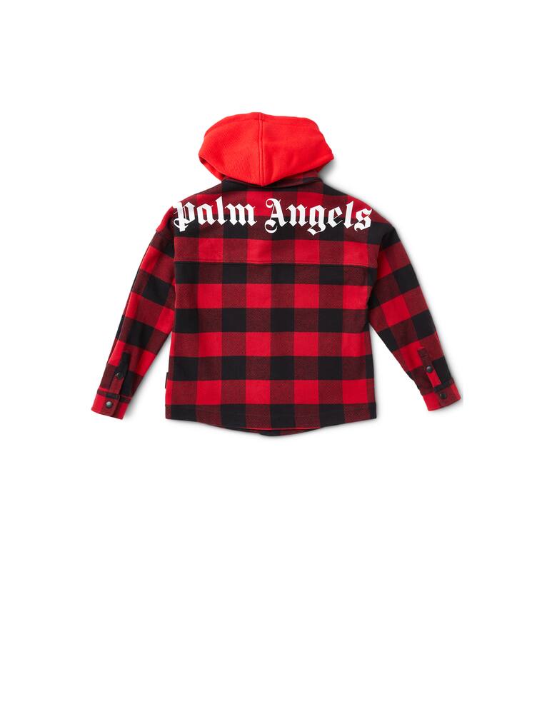 rinascente Palm Angels Camicia con cappuccio in cotone