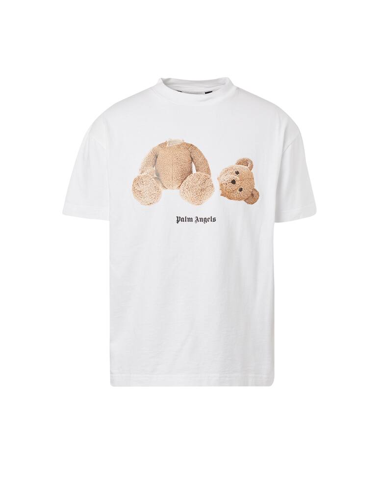 rinascente Palm Angels Maglietta girocollo bear - bianco