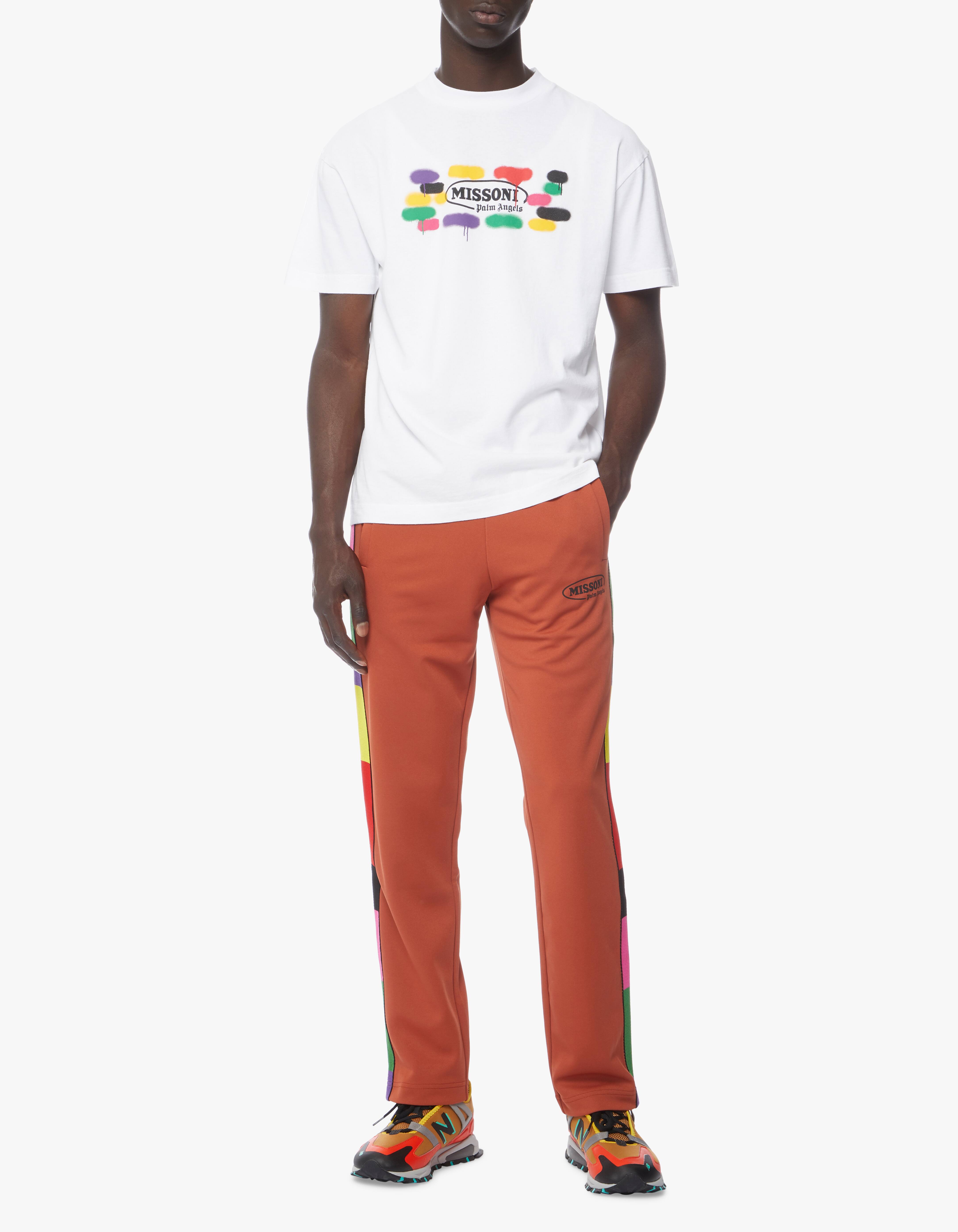Shop Palm Angels Palm angels x missoni sport t-shirt on Rinascente