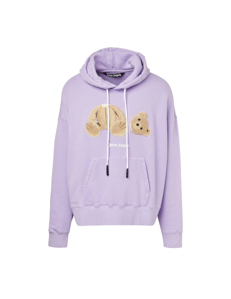 rinascente Palm Angels Bear hoodie - violet