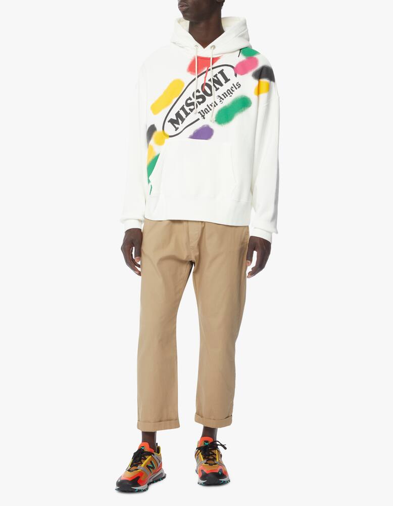 rinascente Palm Angels Felpa con cappuccio palm angels x missoni