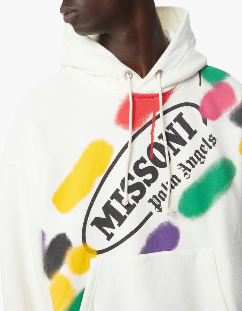 rinascente Palm Angels Felpa con cappuccio palm angels x missoni