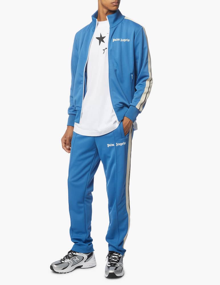 Palm Angels Felpa track classic - blu - immagine 2 Palm Angels Felpa track classic - blu - immagine 2