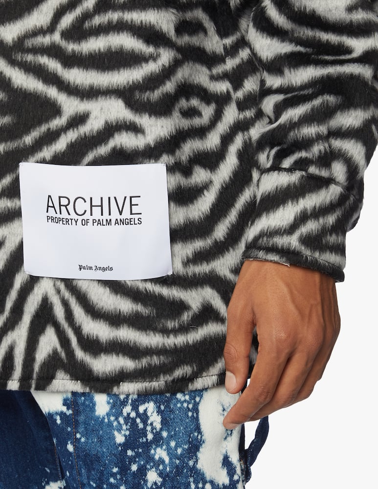 rinascente Palm Angels Fury zebra overshirt