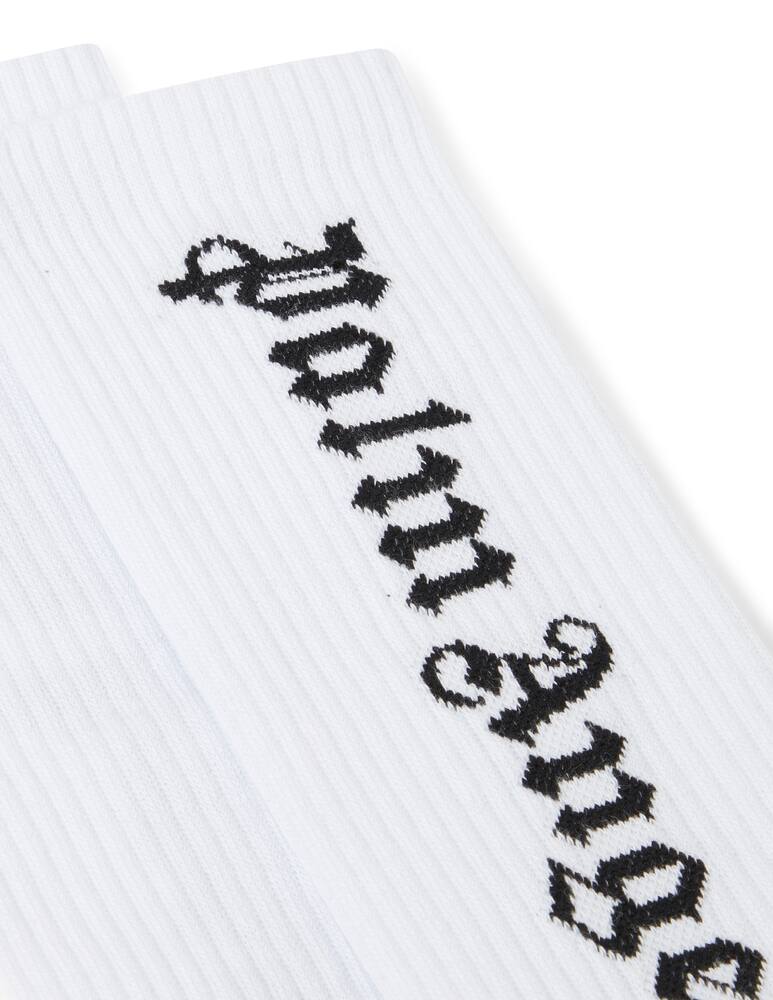 rinascente Palm Angels Vertical logo socks
