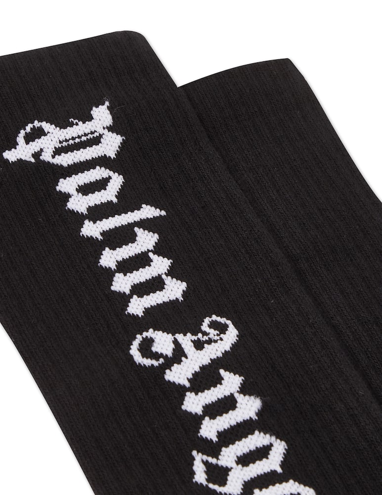 Palm Angels Calzini con logo verticale - nero - immagine 2 Palm Angels Calzini con logo verticale - nero - immagine 2