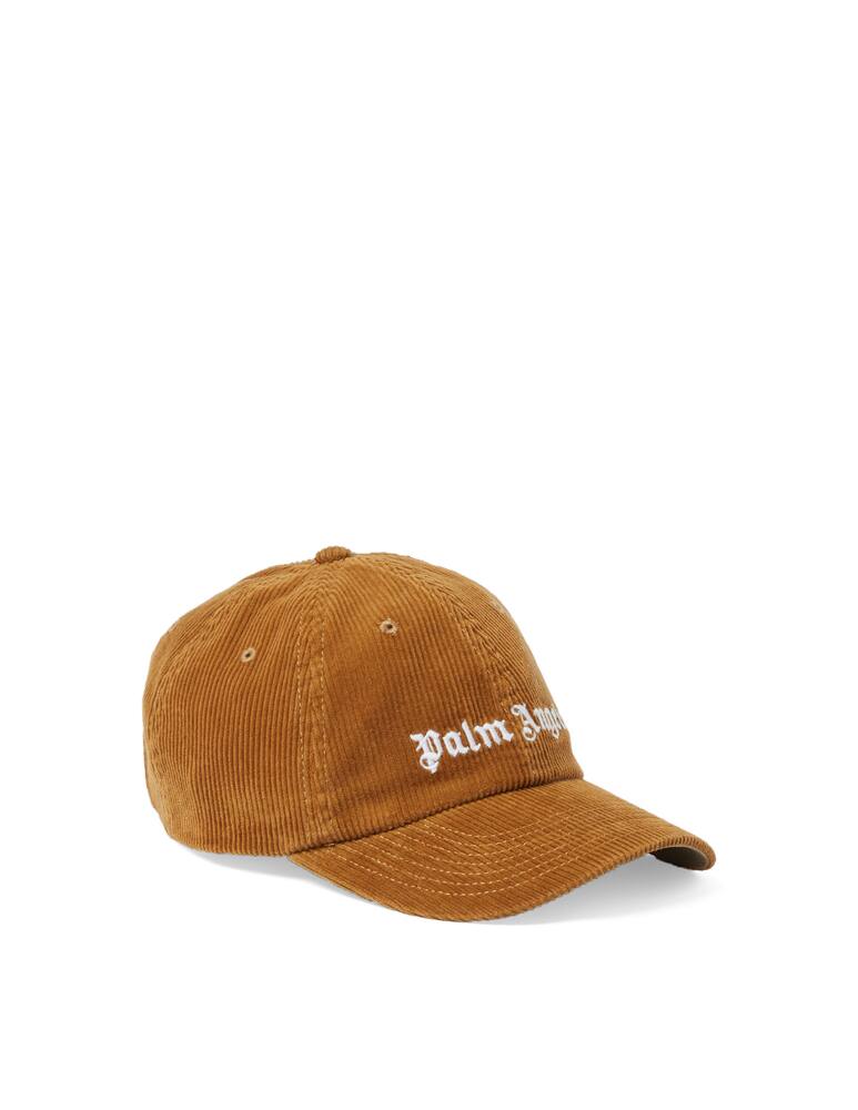 rinascente Palm Angels Corduroy logo cap - brown