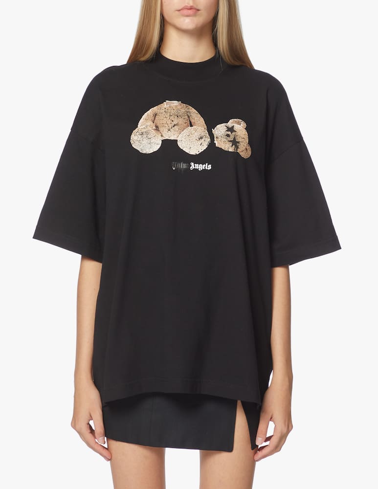 rinascente Palm Angels Sprayed bear loose t-shirt