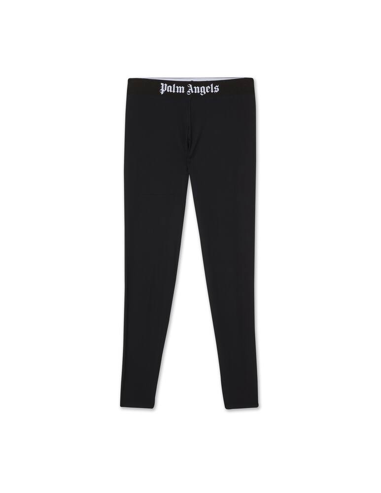 rinascente Palm Angels Leggings classico con logo - nero
