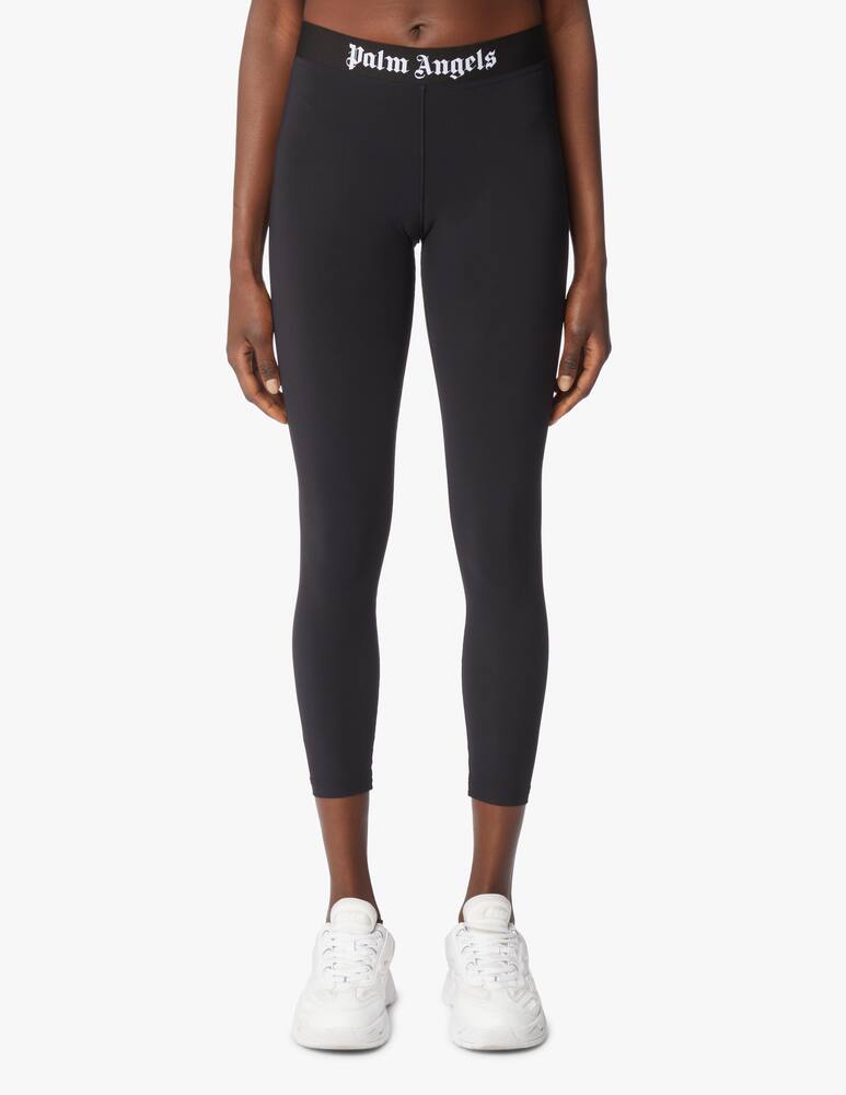rinascente Palm Angels Leggings classico con logo - nero