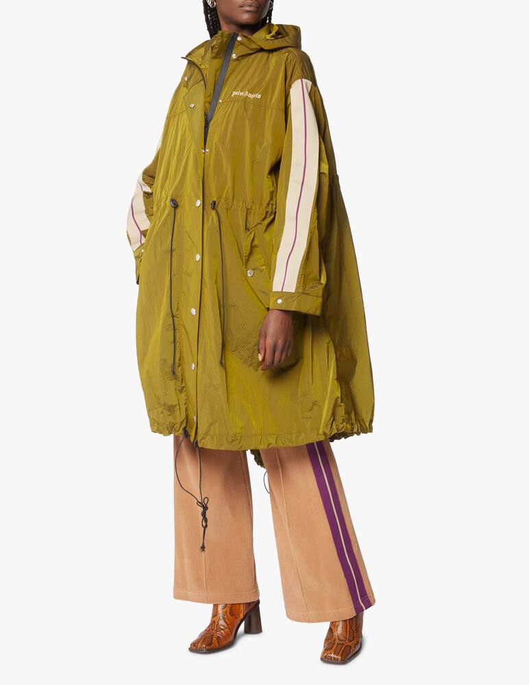 rinascente Palm Angels Long wind braker jacket - olive